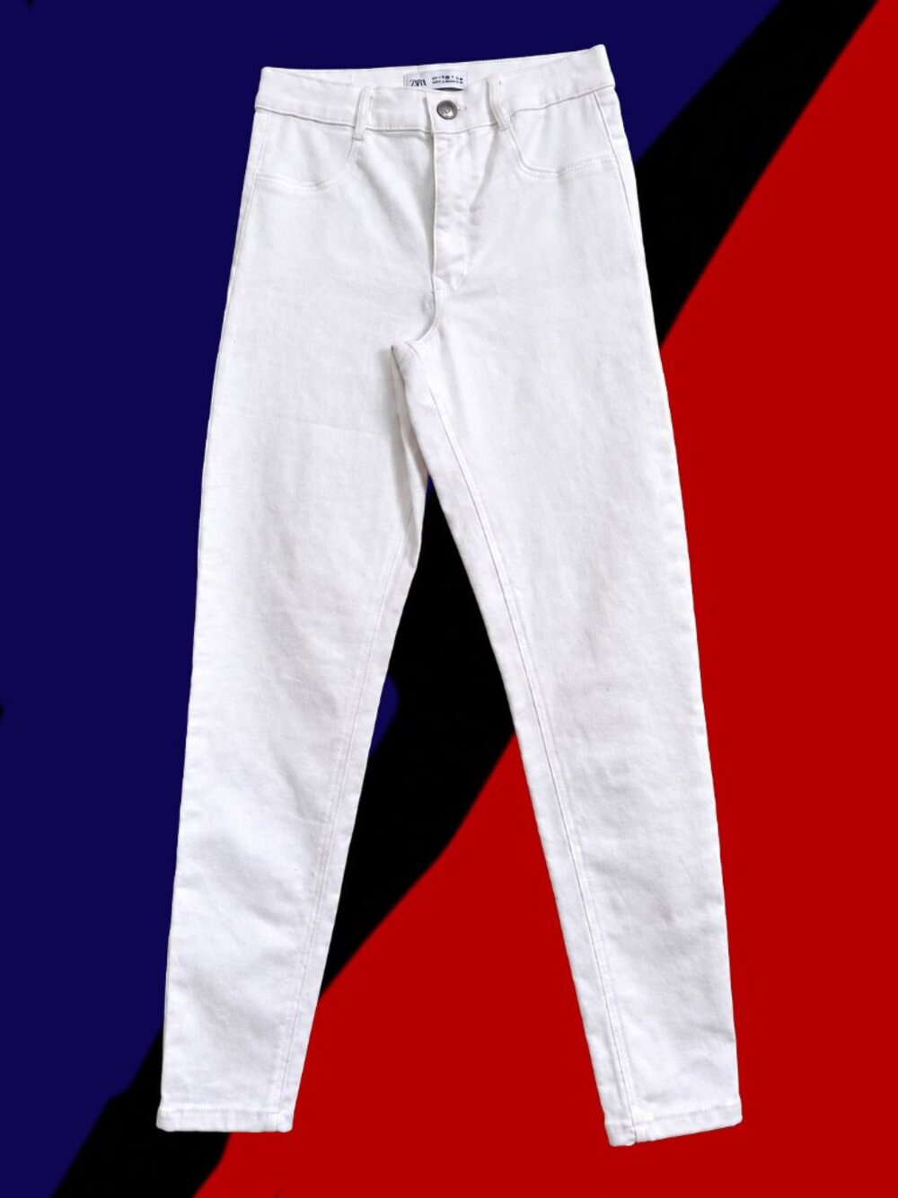 Zara Kids White Stretch Skinny Denim Jeans. Size 11/12 EXCELLENT CONDITION
